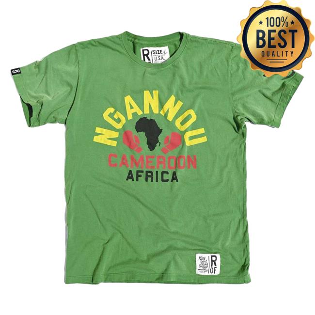 Official Roots Of Fight Shop Ngannou Cameroon Africa New Shirt