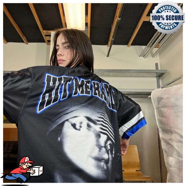 Billie Eilish Be Blur Hit Me Hard And Soft The Tour Black Jersey