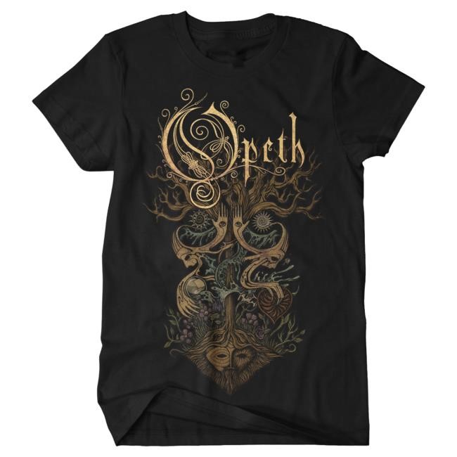 Official Opeth Merch Opeth - 'Tree' Black Tees