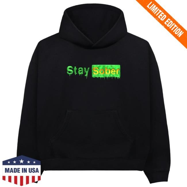 Official Daydrian Harding Merch Stop Creepy Stay Sober Popover Hoodie!