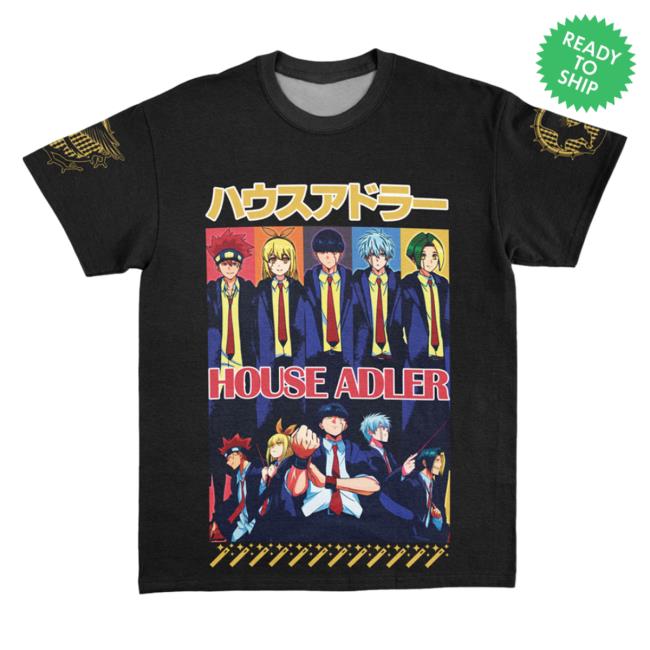 Official Anime Ape Clothing House Adler Mashle Streetwear AOP Shirt 3D All Over Print Animeape