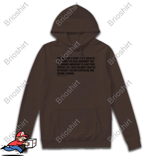 Official Olive And York Soccer Is Not A Sport It Is A Socialist Michael Knowles Long Sleeve Tee