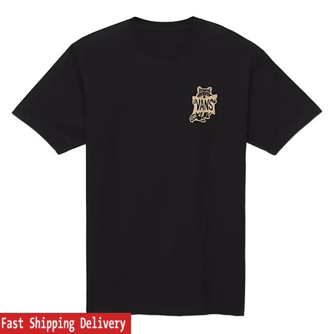 Racoon Sign | Vans Off The Wall Tshirt