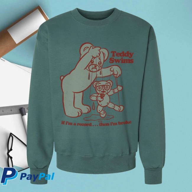 Broken Record Sweatshirt Teddy Swims Apparel Shop