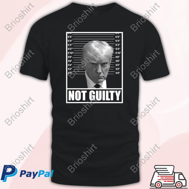 Official Hodgetwins Trump Mugshot Not Guilty Shirts