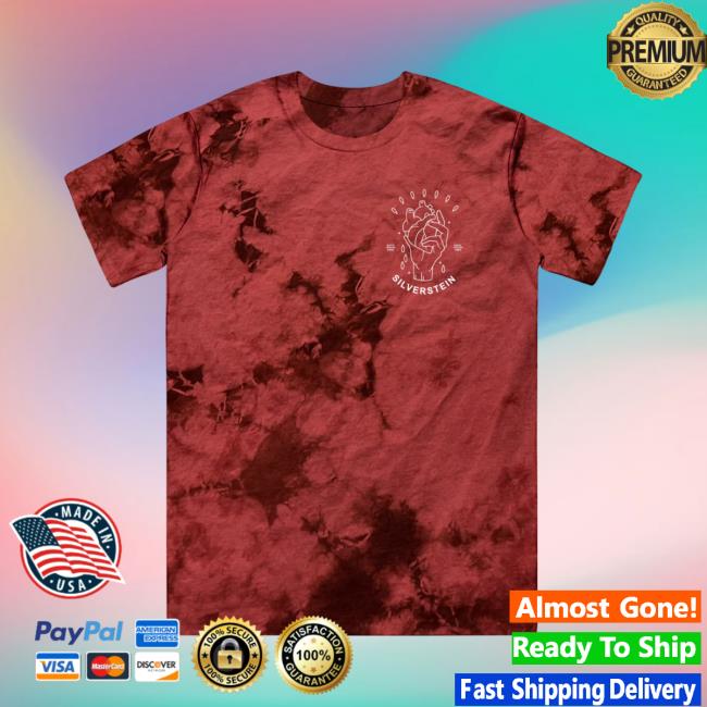 Official Silverstein Merch Bleeds No More Dye Shirt Tshirt