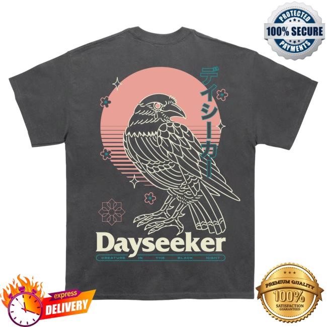 Dayseeker Raven Tshirt Dayseeker Merch Store Official