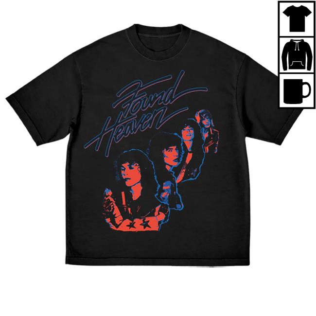 Conan Gray Official Merch Shop Black Found Heaven Shirt 2024