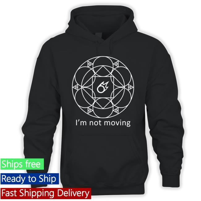Rebbford Black Mage I'm Not Moving Hoodie