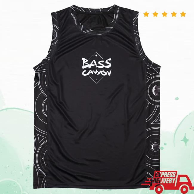 Official Excision Merch Bass Canyon Planets Basketball Jersey Tank Hot Shirt Black/White