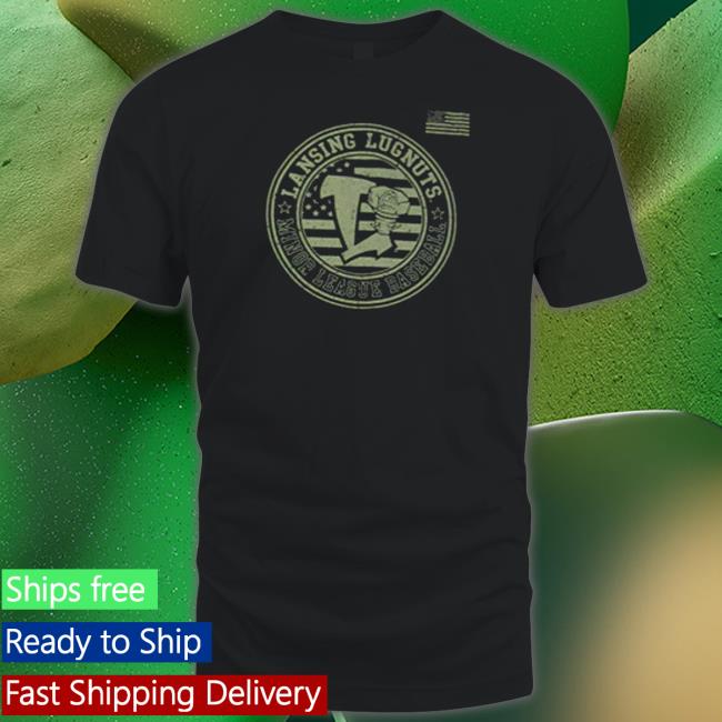 Lansing Lugnuts New Era Armed Forces Tee Shirt