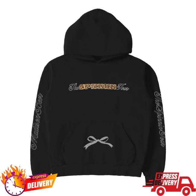 Spinnin Tour Cheetah Black New Hoodie Madison Beer Store