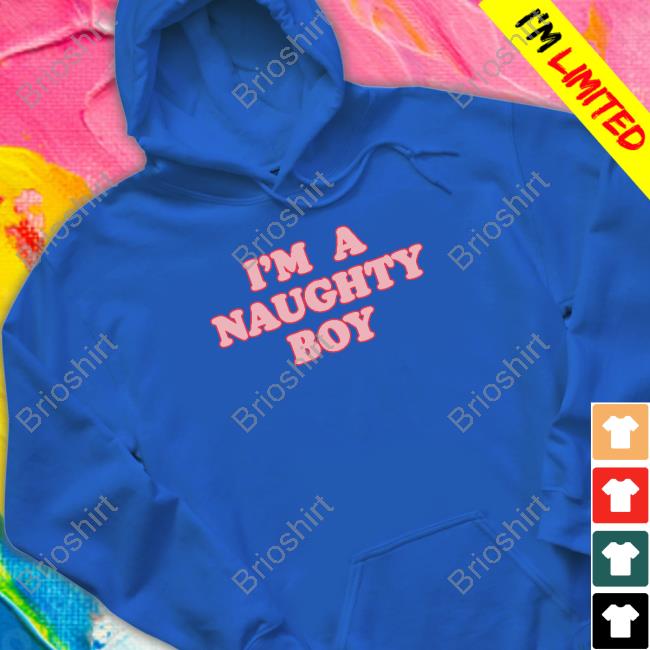 Baylen Levine Merch I'm A Naughty Boy Black T Shirt Baylenlevine