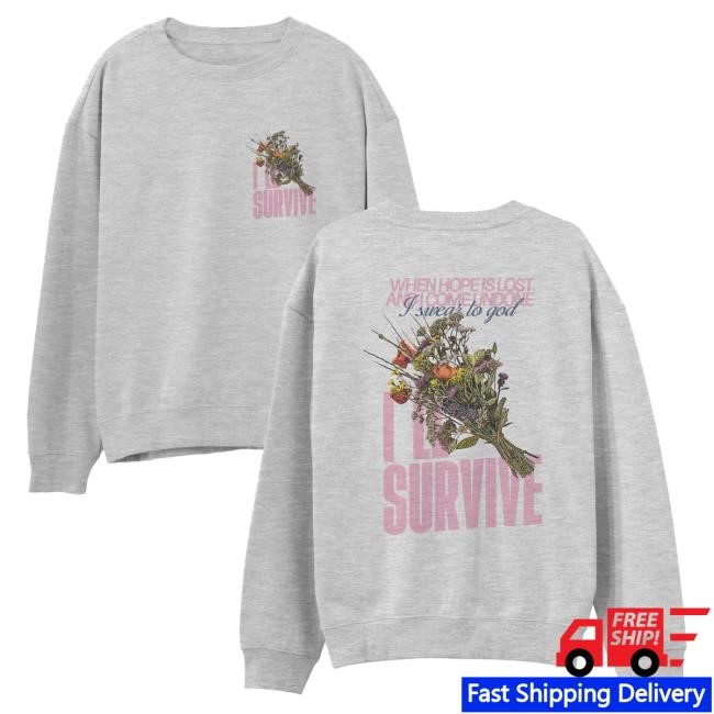 Official Lewis Capaldi Shop Survive Popover Hoodie LewisCapaldi