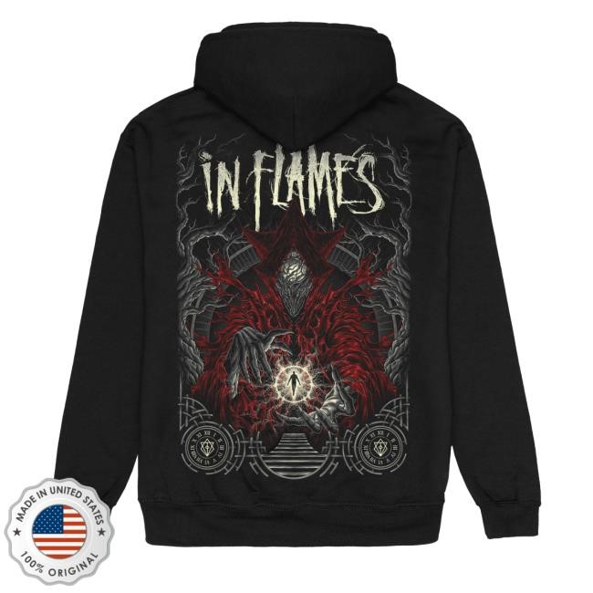 In Flames ﻿Timehold Zip Hoodie In Flames Merch Shop