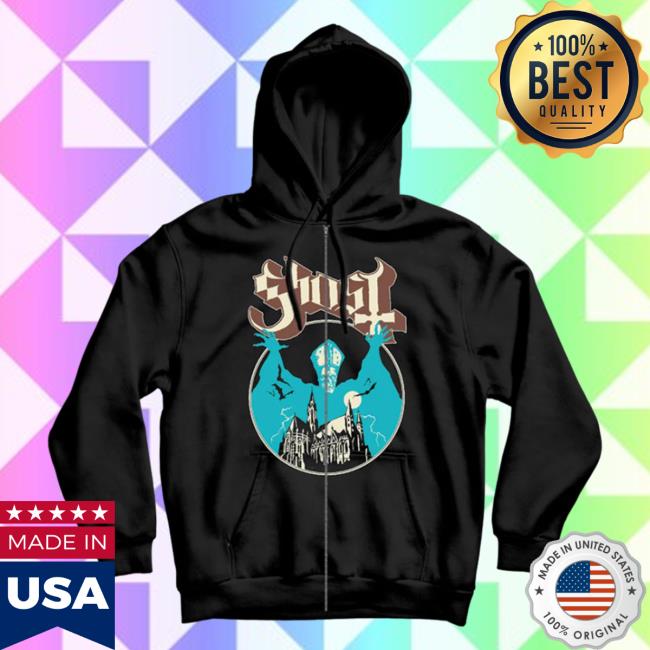 Official Ghost Merch Store Opus Eponymous Ghost Zip Up Pullover Sweatshirt