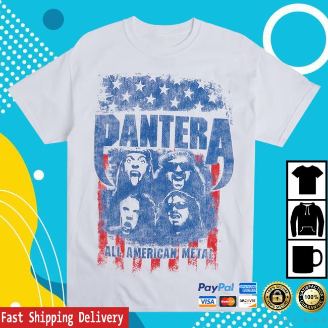 Official Pantera Merch Store Pantera All American Metal Attractive Shirt
