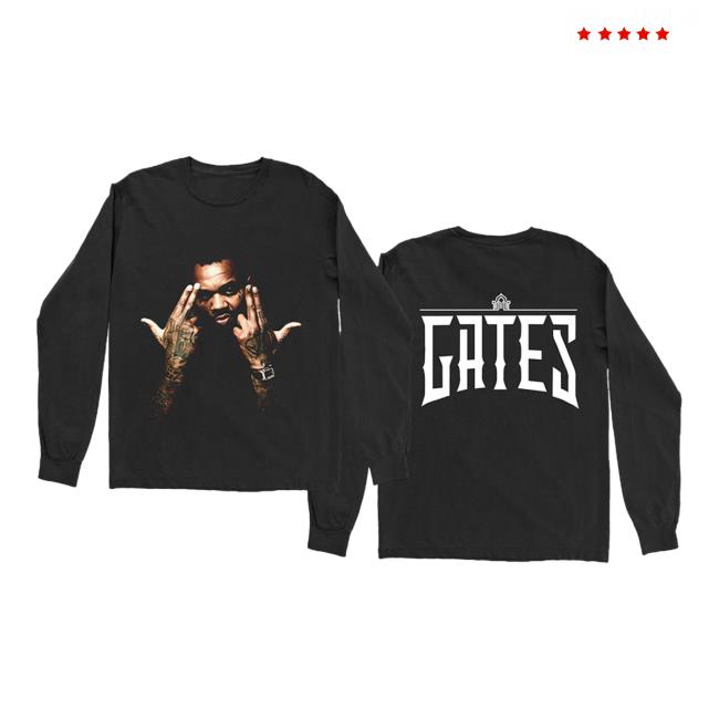 Official Kevin Gates Jerome Gilyard Merch Store Big Gangsta Long Sleeve New Shirt KevinGates Apparel Clothing Shop