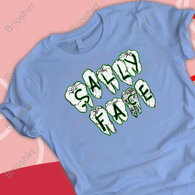 Sally Face Merch Sally Face Teeth Long Sleeve Portablemoose