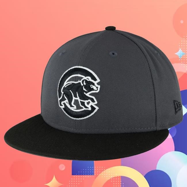 Chicago Cubs Graphite/Black New Era 9FIFTY Snapback Cap | Buy Official Clark Street Sports