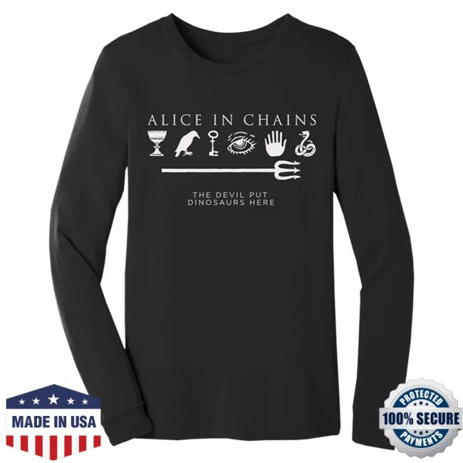 Official Alice In Chains Merch Store Alice In Chains Pitchfork Long Sleeve Shirts Aliceinchains