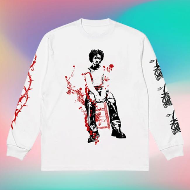 Official D4vd Shop Petals To Thorns Crew neck Sweatshirt