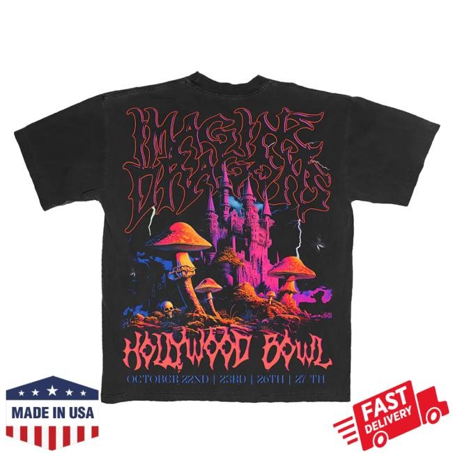 Official Imagine Dragons Merch Store Shop Imagine Dragons Hollywood Bowl Commemorative Tee ImagineDragons