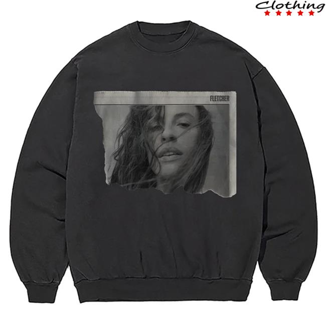 Official Fletcher Merch Store Fletcher Newsprint LS T Shirt Fletcher Clothing Shop