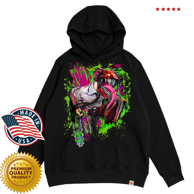 Official Lovers Over Losers Wix Man With A Chainsaw Head Pull Over Hoodie LoversOverLosers