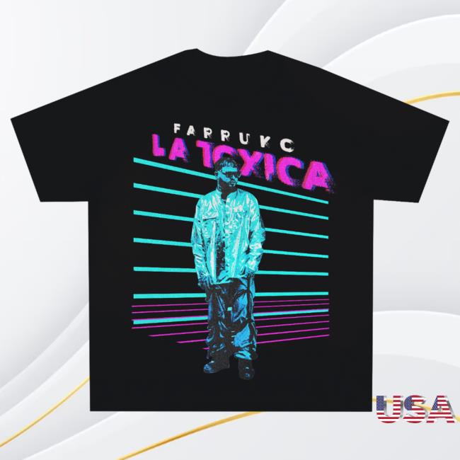 Official Farruko Shop Merch La Toxica Black T-Shirts