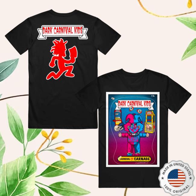 Official Dark Carnival Kids Carnival Of Carnage Black - Tshirt