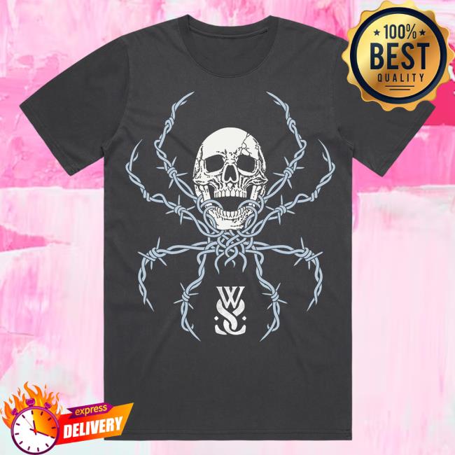 Official While She Sleeps Merch Bar Im Not Anti Social Im Anti Bullshit Social Skull Hooded Sweatshirt Black Merch Bar