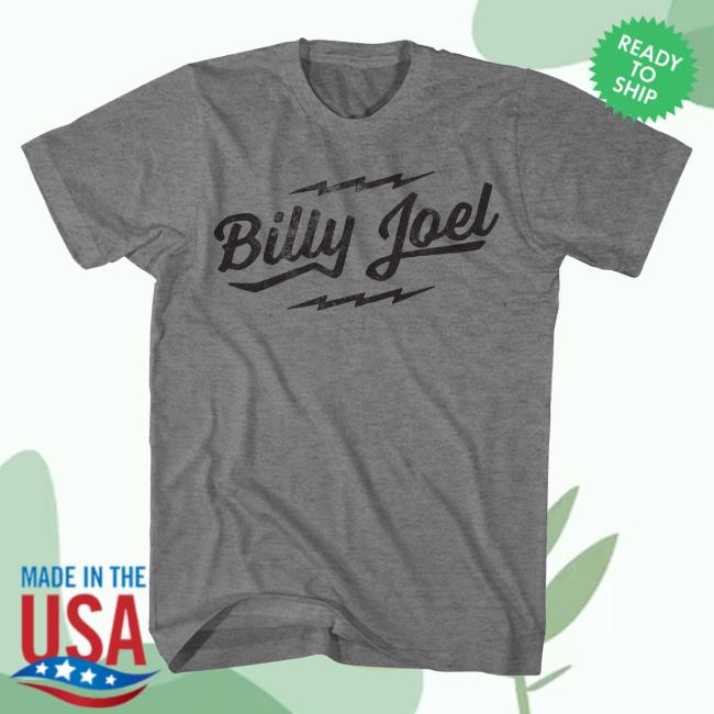 Official Billy Joel Merch Store Billy Joel Official Logo Popover Shirt Billy Joel Apparel Clothing Shop
