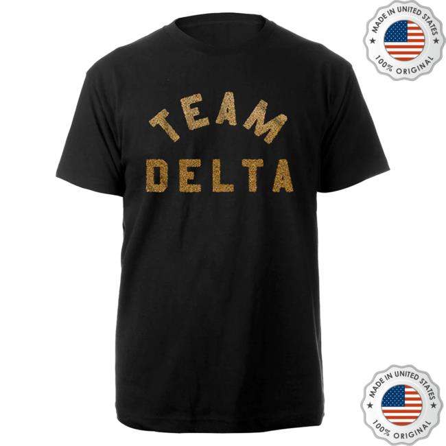Official Merch Bar Delta Goodrem Team Delta Crew neck Black MerchBar