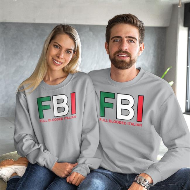 FBI Full Blooded Italian Long Sleeve T Shirt