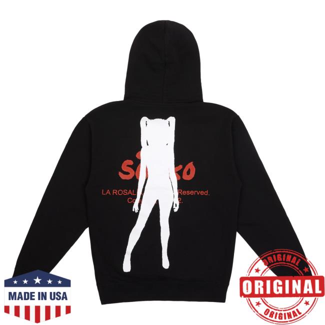 Official Rosalia Merch Store Rosalia Saoko Black Sweaters Rosalia Apparel Clothing Shop