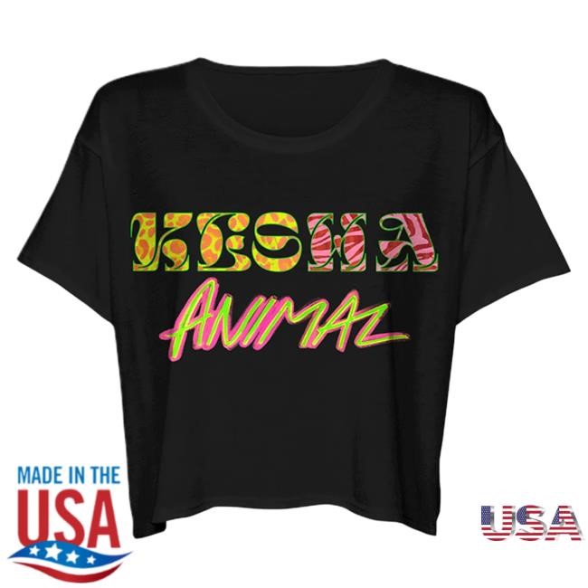 Official Kesha Merch Store Animal Crop Top – Kesha
