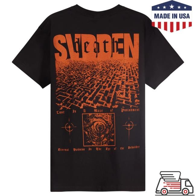 Official Svdden Death Merch Svdden Death Maze Of Punishment T-Shirts SvddenDeath