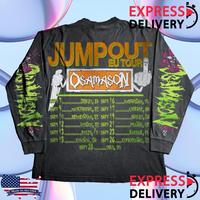 Official Osamason Merch Store Shop OsamaSon Snake EU Black Tour Long Sleeve New Shirt