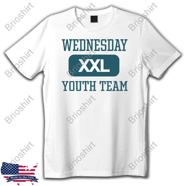 Wednesday XXL Youth Team Crewneck Sweatshirt