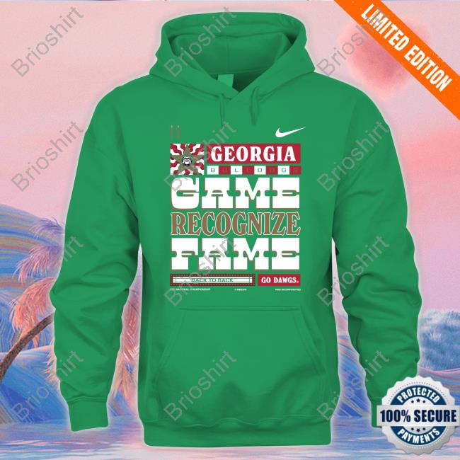 Georgia Bulldogs Game Recognize Fame Hoodie