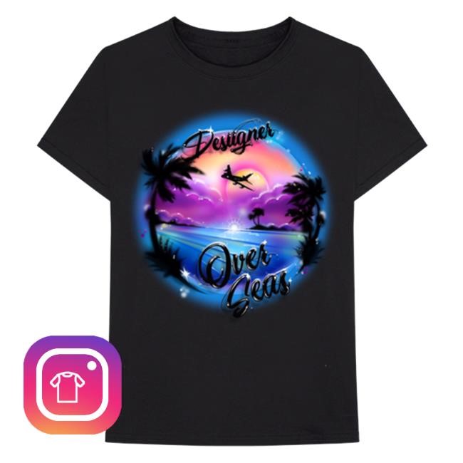 Desiigner Merch Overseas Black S/S Tee