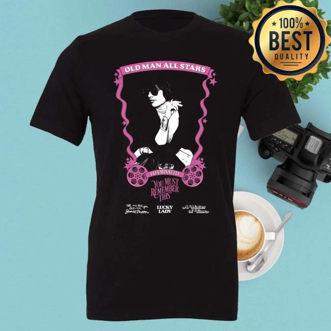 You Must Remember This Podcast Old Man All Stars Tshirt: Liza Minnelli (White) Karina Longworth