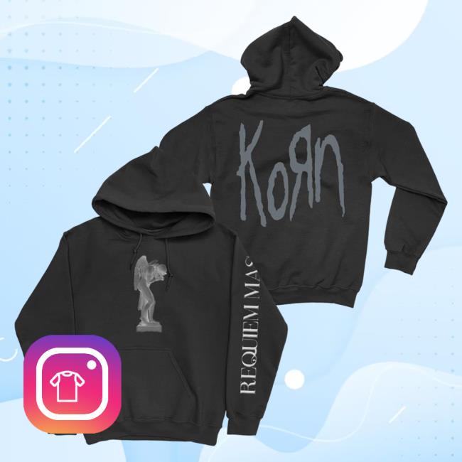 Official Korn Clothing Store Shop Merch Korn Requiem Mass Pullover Sweatshirt