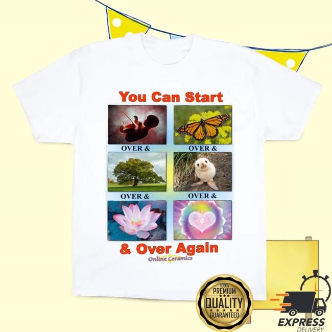 Official Online Ceramics Over & Over & Over... Tee