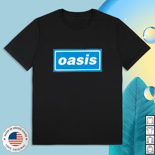 Official Oasis Tour Merch Live '25 Edinburgh New Shirt Black