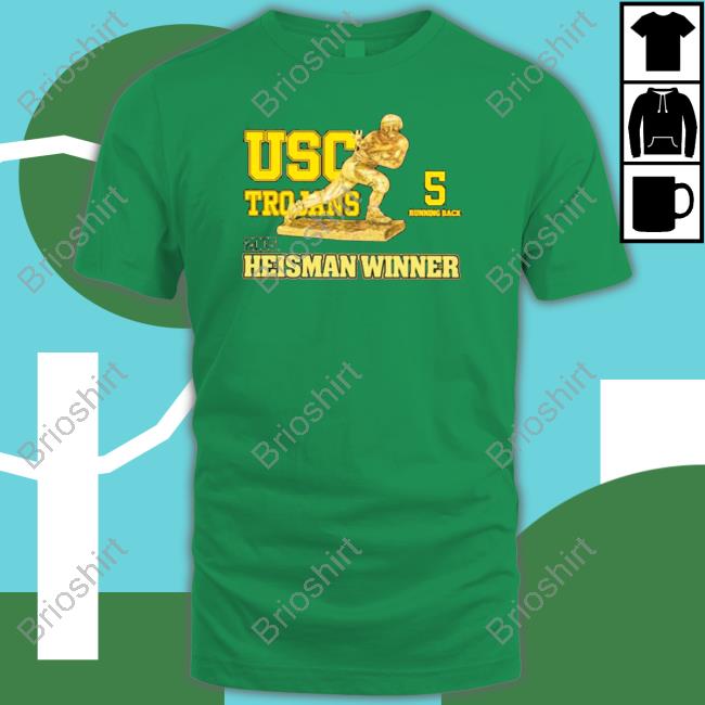 Official Usc trojans 5 running back 2005 heisman winner Hooded Sweatshirt