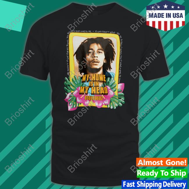 Bob Marley My Home Is In My Head Tank Top Dsquared2
