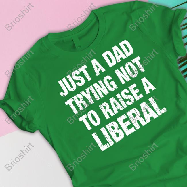 Printed Kicks Merch Zeek Arkham Just A Dad Trying Not To Raise A Liberal Tee Shirt