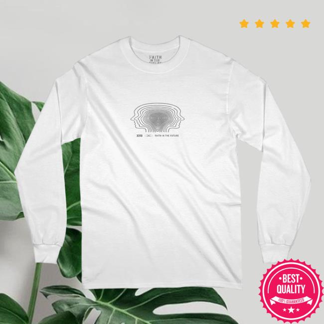 Official Merch Louis Tomlinson Faith In The Future World Tour White LS Shirt